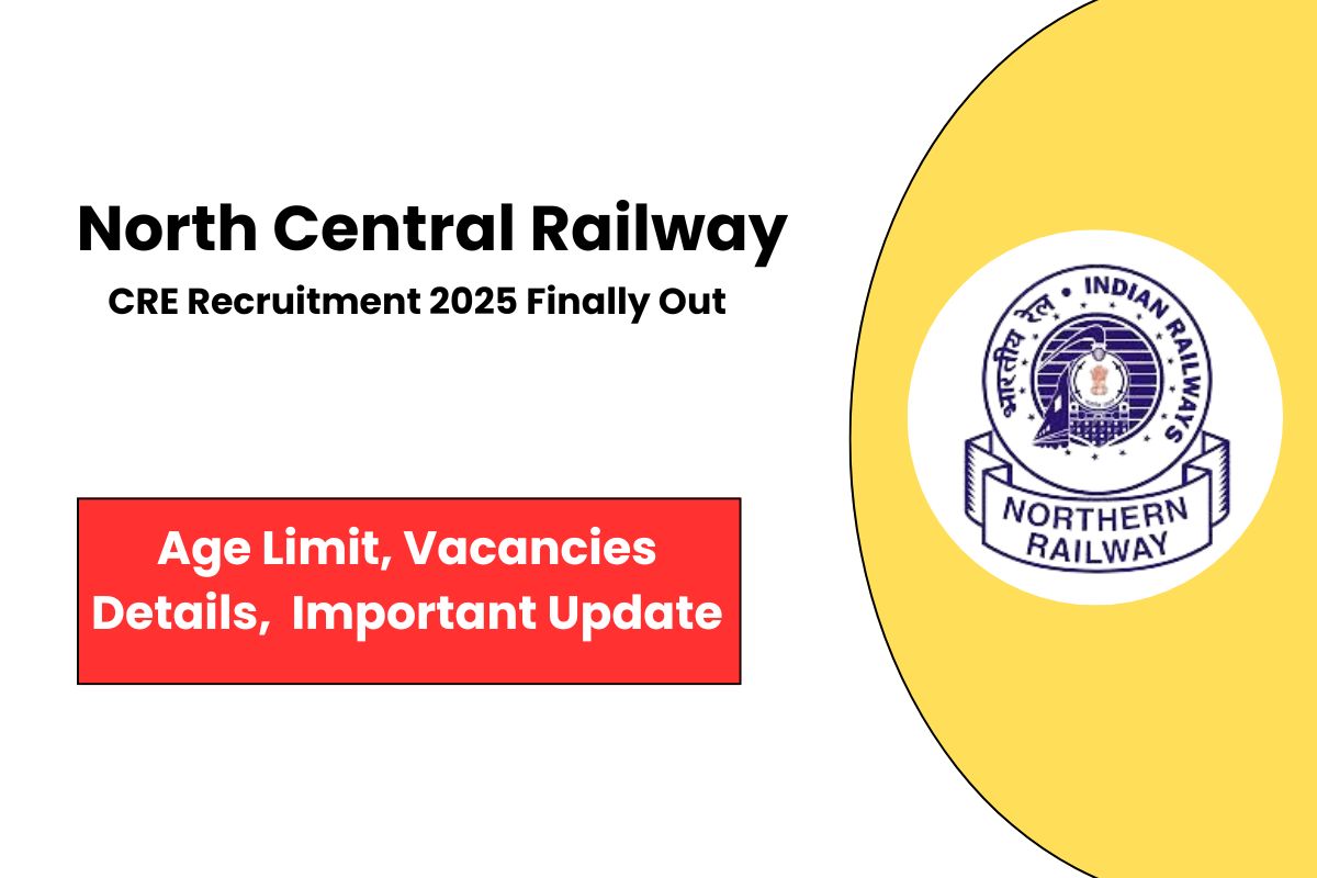 North Central Railway Recruitment 2025 for Sports Quota Vacancies - Check Eligibility Criteria & Apply Now