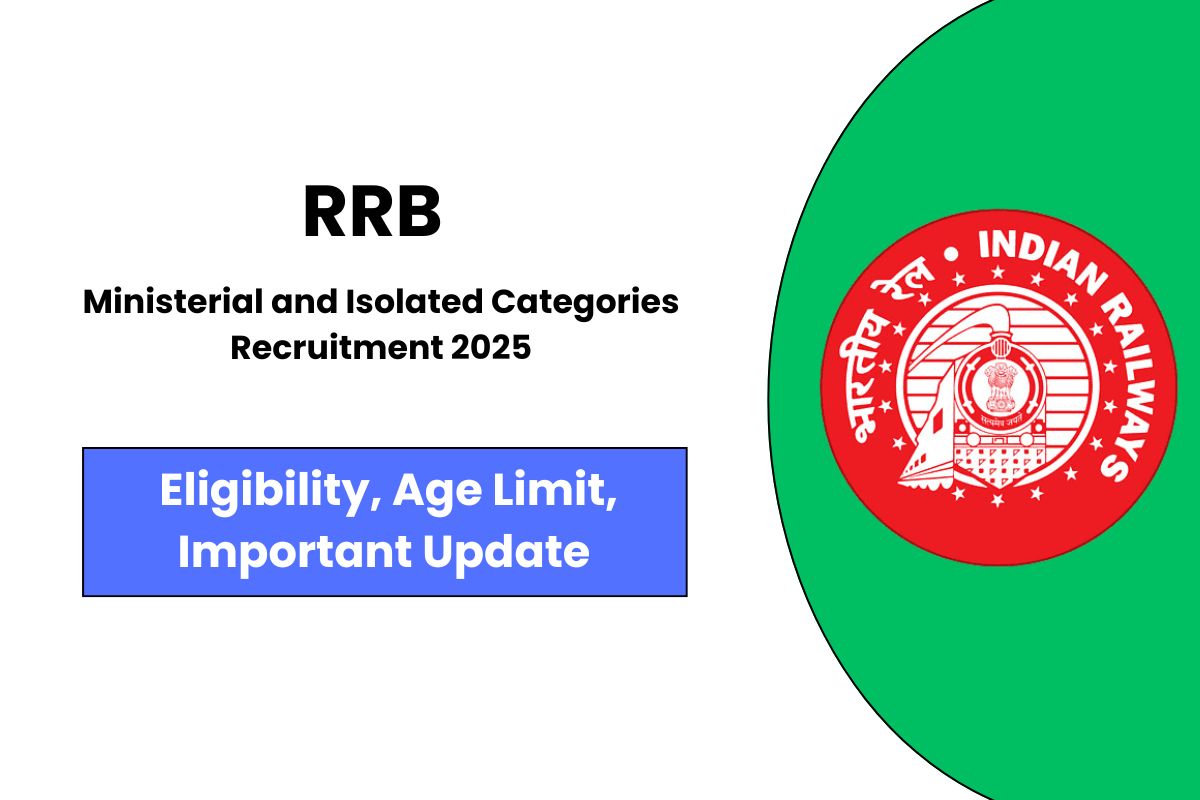 RRB Ministerial and Isolated Categories Recruitment 2025 - Know Vacancy Detail & Applying Process